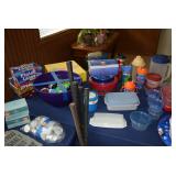 Food storage containers, games