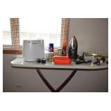 Ironing board, iron, humidifier