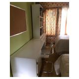 Desk, Chair, Bookshelf, Dresser