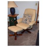Accent Chair, Ottoman, & Pillow