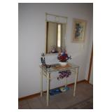 Console Table & Mirror