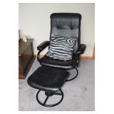 Accent Chair, Ottoman, & Pillow