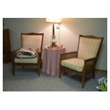 Accent Chairs & Side Table