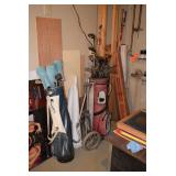 Golf Clubs, Bags, & PullCart