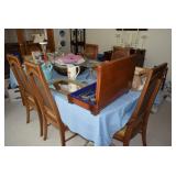 Dining Room Table with Six Chairs, Home Decor