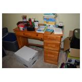 Desk, Office Supplies