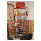 Shelving Unit, Garage Items