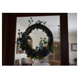 Large Wreath with Floral and Greenery