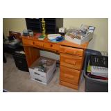 Desk, Office Supplies