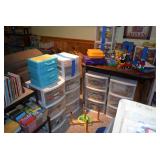 Plastic Storage Units, Toys, Games