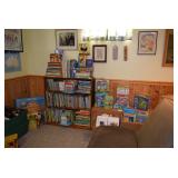 Shelving Units, Games, Toys, Books