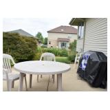 Patio Table, Chairs, Grill