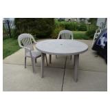 Patio Table, Chairs
