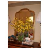 Mirror, Silk Florals, & Home Decor