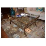 Metal & Glass Coffee Table