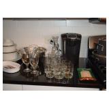 Glassware, Keurig Coffee Maker