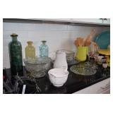 Serving Bowls, Wooden Utensils, Platters