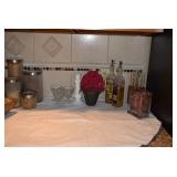 Canisters, Oils, Decor, Knives