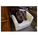 Chair, Pillows, Throw