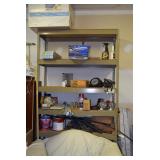 Shelving Unit, Garage Items