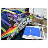 Patio Chairs, Umbrellas, Pool Floats/Toys