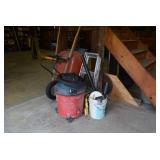 Wet Vac, Stepladder, Wheelbarrow