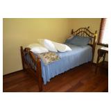 Twin Bed, Linens, Head and Footboards