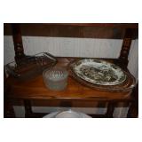 Glass Serving Pieces, Collectible Plate