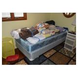 Twin Mattress & Box Spring Set, Linens