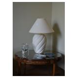 Table Lamp & Side Table
