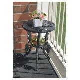 Wrought Iron Patio Side Table