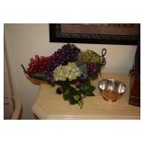 Fruit Centerpiece, Silver Bowl