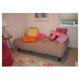 Futon Sleeper with Decorative Pillows