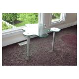 Side Table Glass & Metal