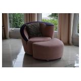 Chair, Ottoman, & Pillow