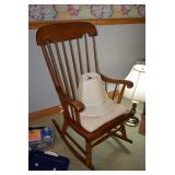 Rocking Chair, Lamp, & Lamp Shades
