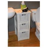 Wicker 3 Drawer Unit