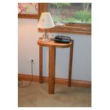 Side Table, Lamp, & Alarm Clock