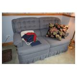 Love Seat, Bags, & Pillows