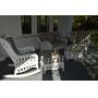 White Wicker Patio Set