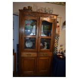 Vintage Hutch & Glassware