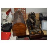 Vintage Sewing Machine, Sewing Machine, Accessories, & Case