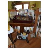 Vintage Side Table & Decor
