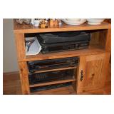 Entertainment Cart, Electronics, Dishes, Decor
