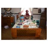 Vintage Headboard and Footboard, Bed, Vintage Dolls, Misc Items