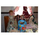 Vintage Dolls, Doll Teacup Sets