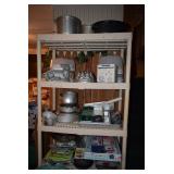 Cake Decorating Pans, Molds, Pots, Shelving Unit