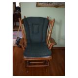Gliding Rocking Chair w/Pad