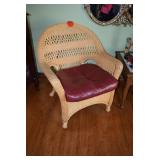 Wicker Chair w/Pad