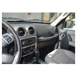 Interior Dashboard View of 2005 Jeep Liberty SUV